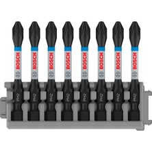 Frefly Store Bosch Professional Accessories 8tlg. Schrauber Bit Set Kreuzschlitz (Impact Control, Ph2 Bits, Länge 50 Mm, Pick And Click)