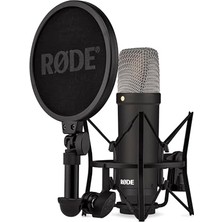 Frefly Store Rode Nt1 Signature Series Large-Diaphragm Condenser Mikrofon (Siyah) | Pop Filtreli Sm6 Şok Montajı, 6m Xlr Kablosu, Büyük Diyaframlı Kardioid Kondenser, 4 Dba Kendinden Gürültü, 142 Db Spl Içerir