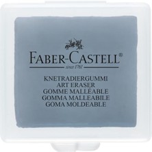 Frefly Store Faber-Castell Yoğurulabilir Sanat Silgisi Gri, Yumuşak Düzeltmeler Için Ergonomik Şekilli Kaliteli Silgi, Leke ve Pvc Içermez