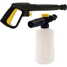 Frefly Store Karcher K Serisi Basınçlı Yıkama Makinesi ile Uyumlu Tetikli Püskürtme Tabancası ve Köpük Aparatı Sprey Şişe