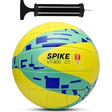 Frefly Store Voleybol Topu 5 Numrara Yumuşak Dokulu Soft Touch 270 Gr. Telvesse VT-800 Trick Pompa Hediyeli Se- Iç-Dış Mekan Soft Touch