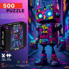 Soi Craft 500 Parça Puzzle Grafiti Robot #287