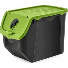 Frefly Store Orret Home 12 Litre Patates Soğan Saklama Kabı Hava Alabilir Kapaklı Sebze Saklama Kutusu Kilitli Kapaklı Sarımsak Organizer Plastik Erzak Saklama Kabı Istiflenebilir Kiler Düzenleyici (Asorti Renk)