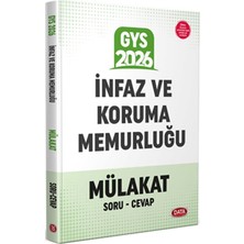 Data Yayınları 2026 Infaz ve Koruma Memurluğu Mülakat Sınavı Soru Cevap