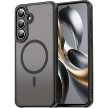 M.TK Moveteck Samsung Galaxy A27 Kılıf Mat Magsafe Şarj Destekli Kamera Çıkıntılı Korumalı Hassas Butonlu Lansman Renkli Yumuşak Kenarlı Mat Kapak