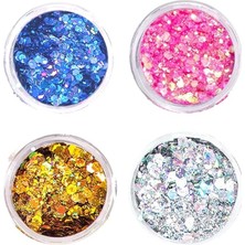 Frefly Store Altın Kendinden Yapışan Makyaj Simi Glitter PRA-7039371-5834