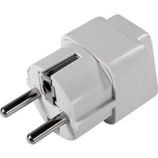 Frefly Store Evrensel Adaptör Seyahat Fişi Beyaz Ab Normu - 250V Ac 10~16A