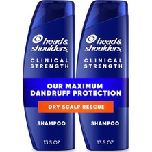 Frefly Store Head & Shoulders Klinik Kepek Savunması + Kuru Saç Derisi Kurtarma Şampuanı 13 Oz Ikiz Paket