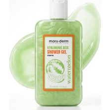 Frefly Store Maru.derm Hyalüronik Asit Duş Jeli, 400 Ml, Nemlendirici Formül, Kuruluk Karşıtı, Günlük Vücut Temizleyici, Tüm Cilt Tipleri, Jel Form