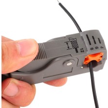 Frefly Store Aee® Mini Kablo Sıyırma Pensesi – Ayarlanabilir Rotary Wire Stripper, Koaksiyel Kablo Soyucu, RJ45 RJ11 Cat5 Cat6 Uyumlu
