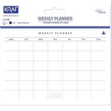 Frefly Store Yapışkanlı Not Kağıdı Weekly Planner - Haftalık Plan 140X100 30 Yp 8680454936487