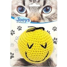 Frefly Store Amigurumi Kedi Oyuncağı Sarı Emoji