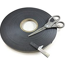 Frefly Store Yapışkanlı Şerit Mıknatıs Magnet 12 mm Genişlik x 1 mm Kalınlık 5 Metre