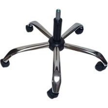 Frefly Store Metal Yıldız Ayak Ofis Koltuğu Ayağı+ 5 Adet Tekerlek + Amortisör