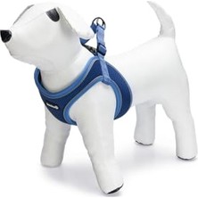 Frefly Store Köpek Göğüs Tasması, Neopren, Mavi, M, 41-46CM