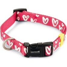 Frefly Store Köpek Tasması, Pembe, 35-50CM, 20MM