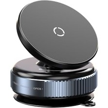 Frefly Store K009 Vakum Özellikli Magnetik Telefon Tutucu Siyah