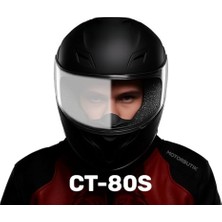 Frefly Store CT-80S Motosiklet Kask Buğu Önleyici Film - Kask Vizörü Anti Fog Kolay Montaj (Kask Değildir)