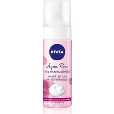 Frefly Store Nıvea Aqua Rose Organik Gül Suyu Içeren Yüz Yıkama Köpüğü 150ML, Nemlendirici, Yüz Temizleyici, Micellar
