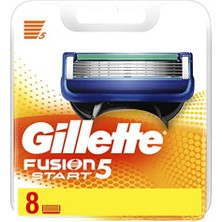 Frefly Store Gillette Fusion5 Start Yedek Erkek Tıraş Bıçağı 8'li