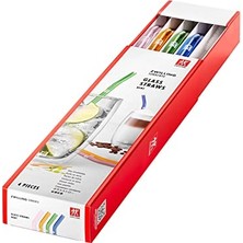 Frefly Store Zwilling Sorrento Renkli Cam Pipet, Kıvrımlı