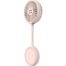 Frefly Store Xenon Smart El Vantilatörü | Şarjlı Taşınabilir Teleskobik Katlanabilir Sessiz Mini Fan X6104 (Pembe)