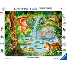 Frefly Store 24 Parça Çerçeveli Puzzle Jungle