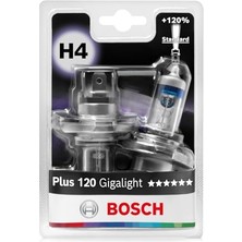 Frefly Store Bosch 12V H4 Ampulgigalight Plus 120 Yk 1987301425
