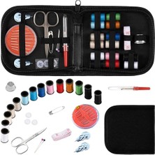 Frefly Store Dikiş Seti - Taşınabilir Mini Acil Durum ve Seyehat Dikiş Kiti | Iplik, Iğne, Makas, Mezura Dahil | Seyahat ve Ev Kullanımı Için | Kadın & Erkek Hediye Seti (Set-3)