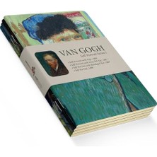 Frefly Store Van Gogh 4'lü Defter Seti 4, Self-Portrait Series I, Çizgisiz, 48 Sayfa, 10.5X14CM
