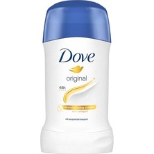 Frefly Store Dove Kadın Stick Deodorant Original 1/4 Nemlendirici Krem Etkili, 40 ml