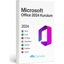 Frefly Store Canvass Office 2024 Kurulum ve Etkinleştirme Lisansı Hediyeli, Microsoft Office 2024 Professional Plus Için
