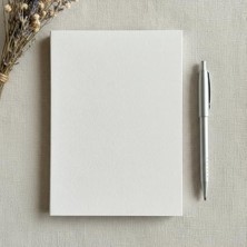 Frefly Store Fark Tanıtım Çizgisiz Not Defteri – 64 Yaprak, 90 gr Ivory Kağıt, Amerikan Ciltli Not Defteri, Ofis ve Günlük Kullanım Için Ideal (Beyaz, A6 (10,5cm x 14,8cm))