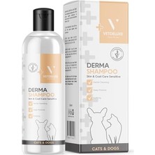 Frefly Store Derma Cat/dog Hypoallergenic Shampoo Hassas Ciltli Köpekler ve Kediler Için Şampuan 200 ml