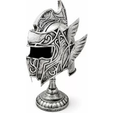 Midas Toptan Home Fantastik Tasarımlı Miğfer Biblosu - Metal - 53X20 cm Dekoratif Obje