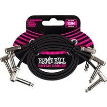 Frefly Store Ernie Ball 30CM Şerit Ara Kablolar 3'lü Paket