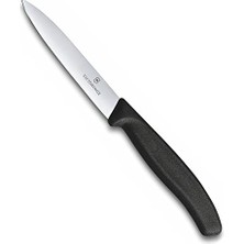 Frefly Store Victorinox 6.7703 Swissclassic 10CM Soyma Bıçağı, Siyah, Siyah