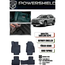 POWERSHIELD  Toyota Rav-4   2018 ve Sonrası Uyumlu Araca Özel Premium 5D Havuzlu Oto Paspas Takımı