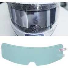 Frefly Store Buffer® Buğu Önleyici Motosiklet Kaskı Vizörü Su Geçirmez Dayanıklı Çizik Koruma Lens Filmi