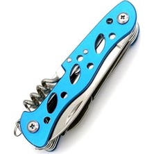 Frefly Store Çok Amaçlı Isveç Outdoor Kamp Çakısı 111MM  Boy - Paslanmaz Çelik Mavi