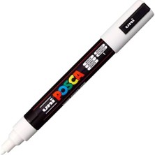 Frefly Store Uni  Markör Kalem 5m Set 1.8-2.5 mm Keçe Uçlu (Beyaz)