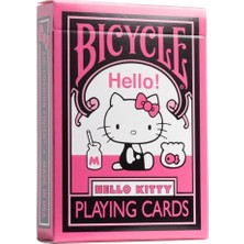 Frefly Store Hello Kitty 50TH Anniversary, Siyah ve Pembe Oyun Kartları