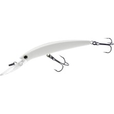 Frefly Store Yo-Zuri Kristal Nnow Deep Diver Glasaugenbarsch Yüzen Yem, 5 1/10,2 cm Beyaz