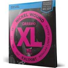 Frefly Store EXL170BT Bas Gitar Tel Seti, Xl, 45-107, Nıckel Wound Bass,