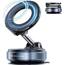 Frefly Store Babilden Araç Içi ve Masaüstü 360 Derece Dönebilen Vakum Özellikli Magnetik Telefon Tutucu