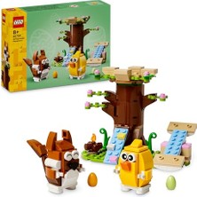 Frefly Store LEGO Ilkbahar Hayvan Parkı Oyuncak Yapım Seti 40709, Kuş ve Sincap Figürleri, Erkek ve Kız Çocuklar Için Hediye (172 Parça)