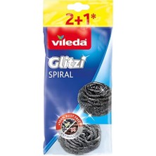 Frefly Store Vileda Glitzi Inox Çelik 3'lü Paket