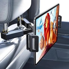 Frefly Store Araba Kafalık 12.9 Inç Araç Arka Koltuk Evrensel Tablet ve Telefon Tutucu 360° Dönebilir