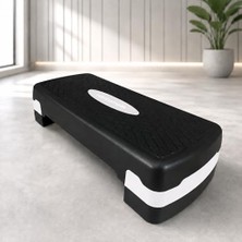 Frefly Store 2 Kademeli Ayarlanabilir Step Tahtası, Kaymaz Yüzeyli Aerobik Step Platformu, Evde Fitness Kardiyo Egzersiz Aleti, Pilates ve Spor Antrenman Basamağı, 68 x 29 x 10/14 cm