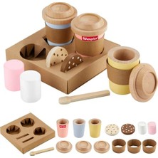 Frefly Store Fisher Price Ahşap Kahve Seti